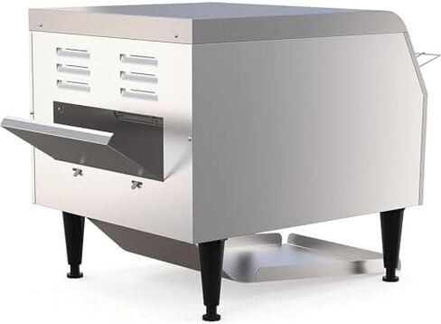 Heavy Duty Electric Conveyor Toaster, Industrial Conveyor Toaster Oven with High Power 2200W, Adjustable Speed & Chain Temperature Control Heating M in Kuwait