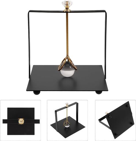 Decorative Iron Napkin Dispenser for Table, Modern Square Paper Tissue Holder in Black Metal, Kitchen and Restaurant Tabletop Accessory in Kuwait