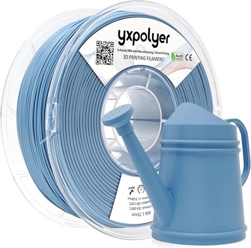 YXPOLYER ASA Filament 1.75mm 1kg Olive Drab 3D Printer Filament, UV Rain Heat Weather Resistant for Outdoor Use and Summer Camping Hiking Print, Easy Printing for Beginners with AMS-Compatible Spool in Kuwait