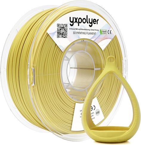 YXPOLYER ASA Filament 1.75mm 1kg Olive Drab 3D Printer Filament, UV Rain Heat Weather Resistant for Outdoor Use and Summer Camping Hiking Print, Easy Printing for Beginners with AMS-Compatible Spool in Kuwait