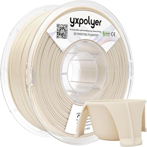 YXPOLYER ASA Filament 1.75mm 1kg Olive Drab 3D Printer Filament, UV Rain Heat Weather Resistant for Outdoor Use and Summer Camping Hiking Print, Easy Printing for Beginners with AMS-Compatible Spool in Kuwait