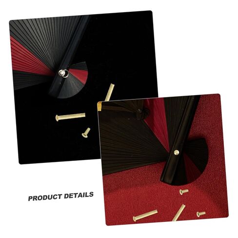 DOITOOL 10 Sets Hand Fan Axle Rivet and Nut Replacement Kit 3mm Diameter Metal Shaft Rivets with Gold-Plated Round Caps for Folding, and Dancing Fans Repair Tools in Kuwait