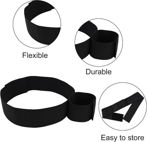 Golf Swing Arm Band, Adjustable Golf Training Assist Flexible Arm Correcting Tool Swing Correcting Improve Stability for Beginner Men Women Indoor Outdoor (Black) in Kuwait
