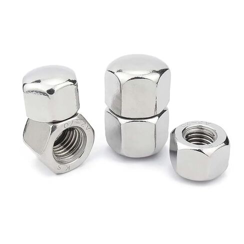 1/20pcs 304 A2-70 Stainless Steel Hex Hexagon Short Low Thin Cap Acorn Nut M3 M4 M5 M6 M8 M10 M12 M14 M16 Cover Blind DIN917(1pc M14) in Kuwait
