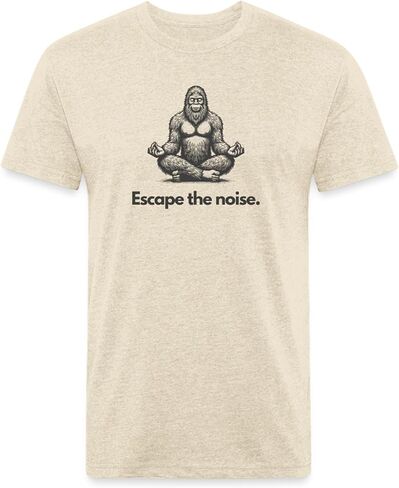 قميص Escape The Noise (Bigfoot) للرجال والنساء تي شيرت جبلي برسومات ممتازة in Kuwait