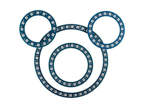 1pc Grove - RGB LED Ring (16-WS2813 Mini) in Saudi Arabia