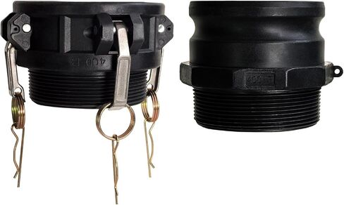 تركيبات Camlock مقاس 4 بوصات من النوع B & F من البولي بروبيلين ومجموعة تركيب خرطوم الأخدود مع وصلات خرطوم Camlock للإناث والذكور مقاس 4 بوصات × 4 بوصات NPT ذكر وكاميرات وأخدود in Kuwait