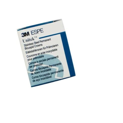 3M ESPE 900311 Unitek Permanent Stainless Steel Crowns #1UL First Molar Upper Left 5/Pk in Kuwait