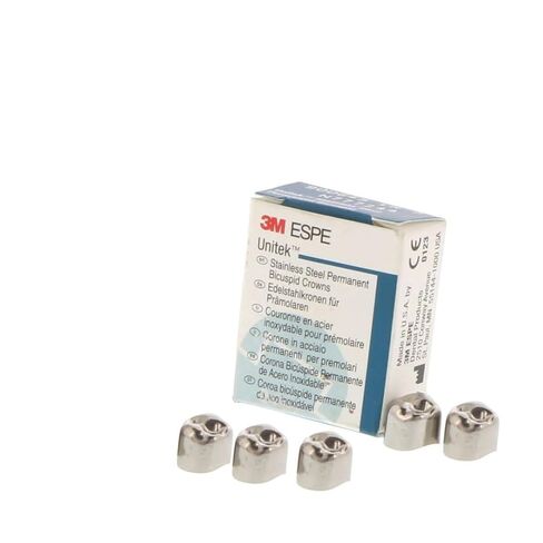 3M ESPE 900317 Unitek تيجان من الفولاذ المقاوم للصدأ للضرس الأول رقم 7 العلوي الأيسر 5/عبوة in Kuwait