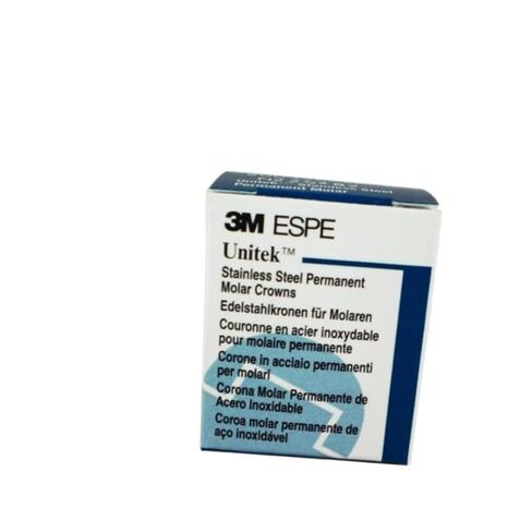 3M ESPE 900442 Unitek Permanent Stainless Steel Crowns Second Molar #2 Lower Right 5/Pk in Kuwait