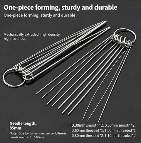 10-Piece Stainless Steel Shower Cleaning Kit with Multiple Brush Sizes for Shower Heads and Bathroom Fixtures,Ideal for Home Kitchen and Bathroom Maintenance (1 Box (10 Pieces)) in Kuwait