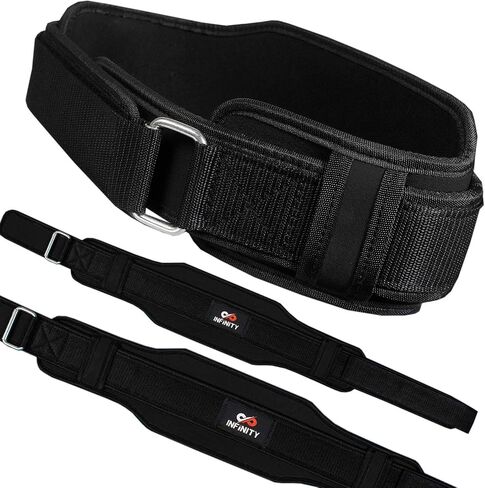 Neoprene Weight Lifting Belts Double Back Support Gym Workout Training Fitness in Kuwait