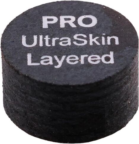 UltraSkin Pro Black Cue Tip Ultra Skin for Billiard Pool Cues (Super Soft) 14mm in Kuwait