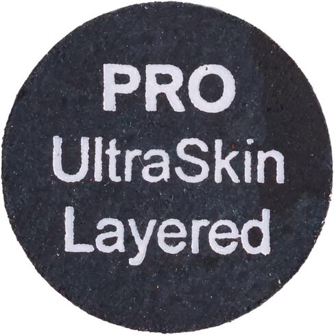 UltraSkin Pro Black Cue Tip Ultra Skin for Billiard Pool Cues (Super Soft) 14mm in Kuwait