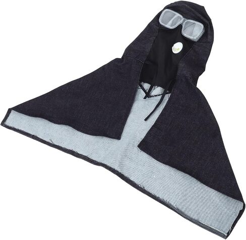 Denim Sandblasting Safety Hood with Integrated Goggles, Comfortable Shawl Design, Easy Maintenance, Unisex Protective Gear for Sandblasting and Handling Tasks in Kuwait