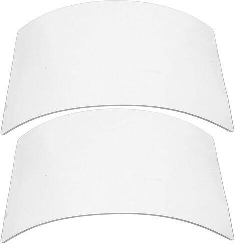 VALICLUD Sandblasting Hood Replacement Outer Lens Glass with Comfortable Fit and Stable Positioning 4mm Organic Glass 2pcs for Welding and Grinding Protective Cover in Kuwait
