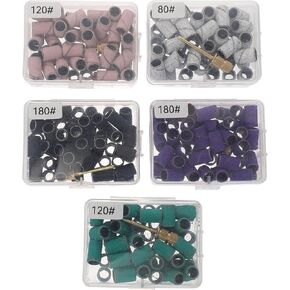 750pcs Manicure Grinding Rings Nail Grinding Accessories with Abrasive Paper for Removing Nail Polish in Kuwait