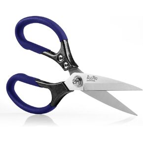 Heavy Duty Scissors All Purpose, 8.5 inch Stainless Steel Utility Sharp Shears, Aluminum Alloy Handle for Cutting Cardboard,Carpet,Fabric,Leather,Rope,Rubber,Plastic and Kitchen or Workshop Use in Saudi Arabia