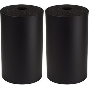 2Pcs Leg Extension Pad Replacement 7 Inch Foot Foam Roller for Weight Bench, PEC Deck, PU High Density Sponge Cover for Home Gym Workout Legs Training Accessories Used for Inversion Table Sit Ups Tube in Kuwait