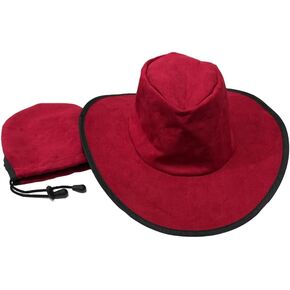Foldable Suede-Like Hat for Men & Women - Wide Brim for Sun Protection, Outdoor Travel, Hiking, Camping and Fishing in Saudi Arabia
