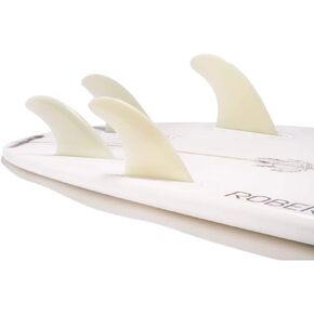 DORSAL Surfboard Fins FlexCore Surfboard Quad Set (4) FUT Base - Glass Filled Natural in Kuwait