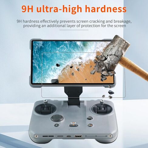 واقي شاشة جهاز التحكم عن بعد CYNOVA DJI RC Pro 2 لملحقات DJI Mavic 4 Pro، مع مجموعة محاذاة تلقائية + مجموعتين من الأفلام المقسى، صلابة 9H مضادة للخدش in Kuwait