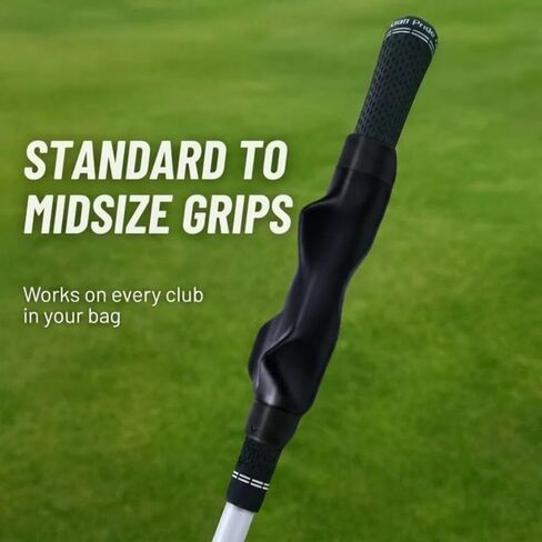 Golf Grip Trainer,Golf Club Grip Right Hand Trainer swing training for Improved Hand Positioning Improve Swing Consistency (Black) in Kuwait