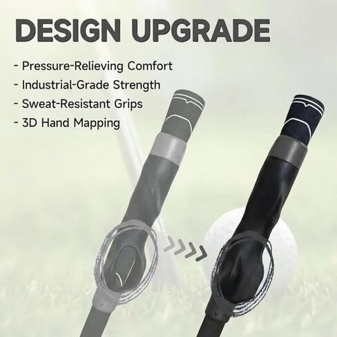 Golf Grip Trainer,Golf Club Grip Right Hand Trainer swing training for Improved Hand Positioning Improve Swing Consistency (Black) in Kuwait