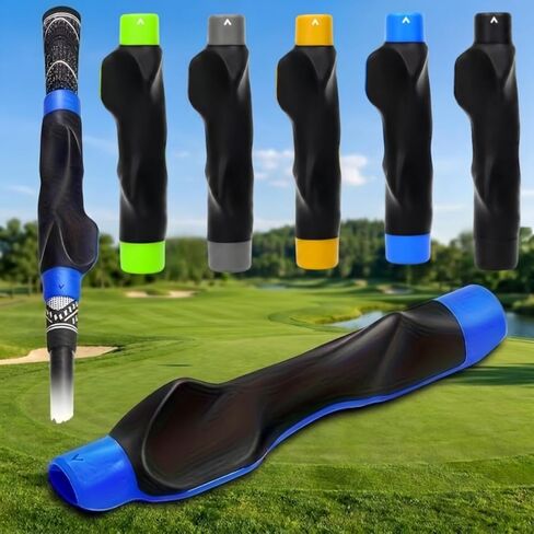 Golf Grip Trainer,Golf Club Grip Right Hand Trainer swing training for Improved Hand Positioning Improve Swing Consistency (Black) in Kuwait