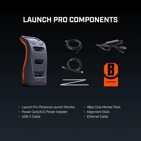 Bushnell Golf Launch Pro – Circle B Edition Launch Monitor, Tour-Level Accuracy for Indoor & Outdoor Use in Kuwait