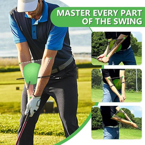 The Connector Golf Training Aid, Golf Swing Aid Training Tool, Golf Swing Trainer for Posture Correction Practice, Golf Swing Training Aid for Improving Arm-Body Coordination in Kuwait
