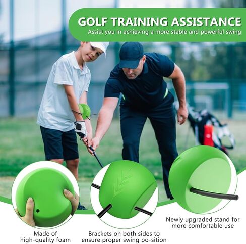 The Connector Golf Training Aid, Golf Swing Aid Training Tool, Golf Swing Trainer for Posture Correction Practice, Golf Swing Training Aid for Improving Arm-Body Coordination in Kuwait