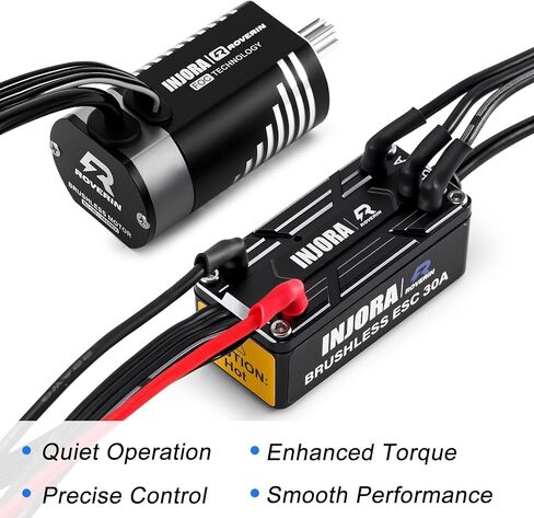 Inventa Roverin مقاوم للماء ، نظام الطاقة ، مستشعر ESC & 180 محرك للترقية TRX4M ASCENT-18 (4800KV) in Kuwait