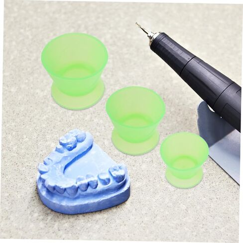 MERRYHAPY Self-condensing Lab Cup Dental Silicone Mixing Cup Dental Oral Material in Kuwait