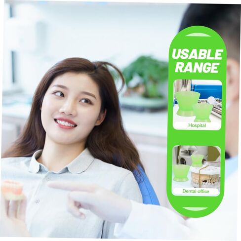 MERRYHAPY Self-condensing Lab Cup Dental Silicone Mixing Cup Dental Oral Material in Kuwait