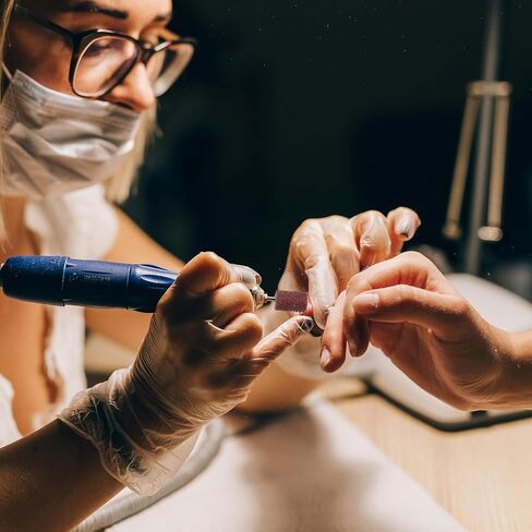 100 قطعة من أشرطة صنفرة الأظافر من OSALADI، 80 حبيبة دقيقة، أداة احترافية للعناية بالأظافر، سهلة استبدال أشرطة الصنفرة لتجميل الأظافر والاستخدام الاحترافي in Kuwait