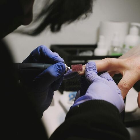 Ipetboom 100 قطعة من أربطة صنفرة الأظافر 80 حبيبة احترافية أداة مانيكير سريعة الصنفرة للأظافر الاصطناعية في عمليات تجميل الأظافر في المنزل in Kuwait