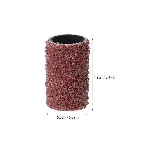 100 Pcs Nail Drill Bits Sanding Bands 80 Grit Fine Sanding Band for Nails Quick Filing Manicure and Pedicure in Kuwait