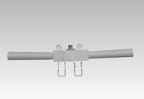 FreeAgain Boat Trailer V-Guide Kit - 2-Layer Hot-Dip Galvanized Center Support with HDPE Plate, Compatible with 3" x 3" Front Cross Member, Includes Bracket & U-Bolts for Marine Saltwater Use in Kuwait