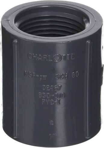 شارلوت الأنابيب والمسبك PVC 08102 1400HA 1 "SCH80 FPT اقتران in Kuwait