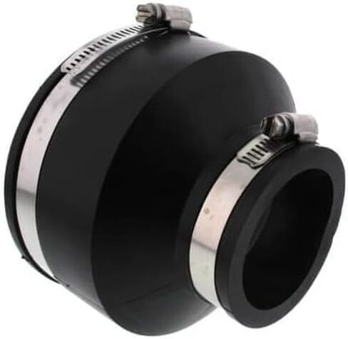 Fernco 1056-42 وصلة أنابيب مرنة 4 بوصة CI/بلاستيك/فولاذ إلى 2 بوصة CI/بلاستيك/فولاذ in Kuwait