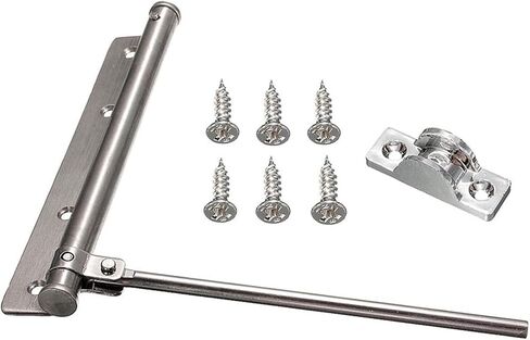 Door Closer, Single Spring Strength Adjustable Surface Mounted Stainless Steel Automatic Closing Fire Rated Door Hardware 45kg Opener in Kuwait