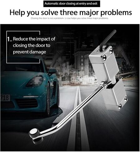 Door Closer, Small Door Catche 180 Degree Not Positioning Automatic Close The Fire Tools Easy Install Spring Opener in Kuwait