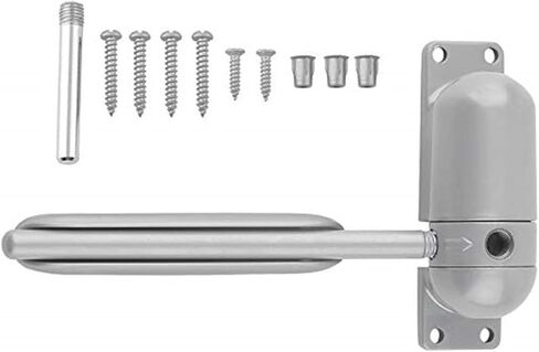 Door Closer, Adjustable Fire Rated Door Stopper Indoor and Outdor Gray Mini Automatic Spring 1 Set Opener in Kuwait