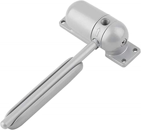 Door Closer, Adjustable Fire Rated Door Stopper Indoor and Outdor Gray Mini Automatic Spring 1 Set Opener in Kuwait