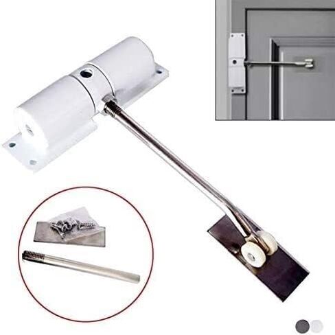 Door Closer, Automatic Silent Closing Hydraulic Invisible Household Simple Small Door Closers Buffer Spring in Kuwait
