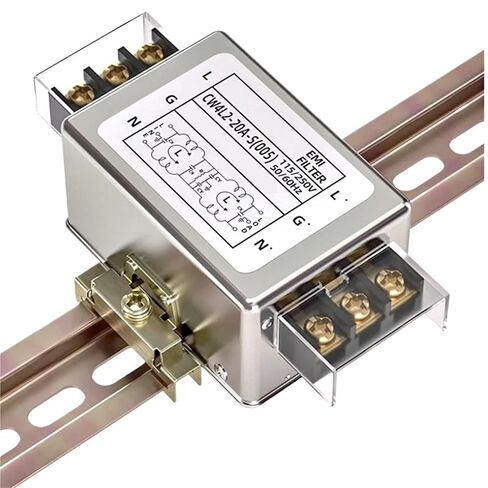 مرشح طاقة أحادي الطور 220 فولت AC EMI CW4L2-40A-S (005) كتلة طرفية للسكك الحديدية ثنائية الاتجاه in Kuwait