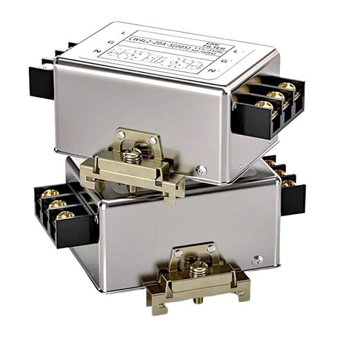 مرشح طاقة أحادي الطور 220 فولت AC EMI CW4L2-40A-S (005) كتلة طرفية للسكك الحديدية ثنائية الاتجاه in Kuwait