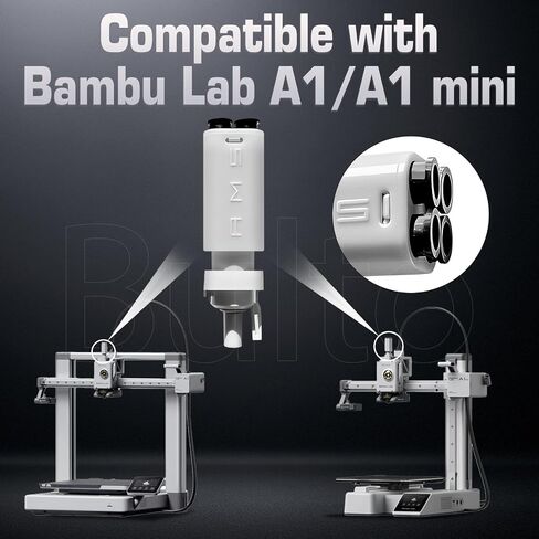 2 حزم A1/A1Mini AMS Lite Filament Hub، مكونات خمسة اتجاهات، محول PTFE 4 في 1 متوافق مع طابعات Bambu Lab A1/A1 Mini ثلاثية الأبعاد، تبديل خيوط تلقائي متعدد الألوان، بثق منخفض الاحتكاك in Kuwait