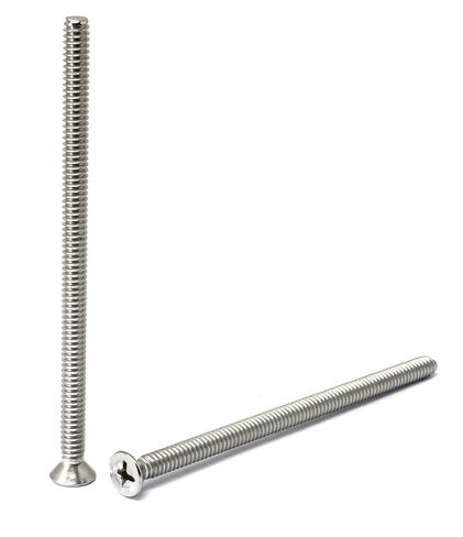 Iexcell 100 قطعة #10-24 × 3/8 بوصة من الفولاذ المقاوم للصدأ 304 فيليبس درايف مسامير غاطسة برأس مسطح in Kuwait